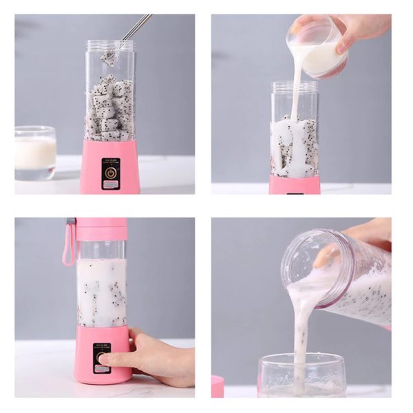 مخلوط کن شارژی 6 تیغ JUICE CUP - Image 4