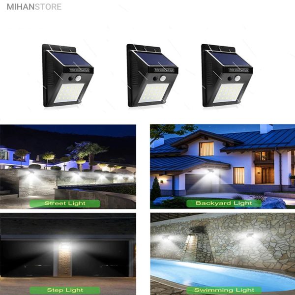 چراغ خورشیدی دیواری Solar Light - Image 6